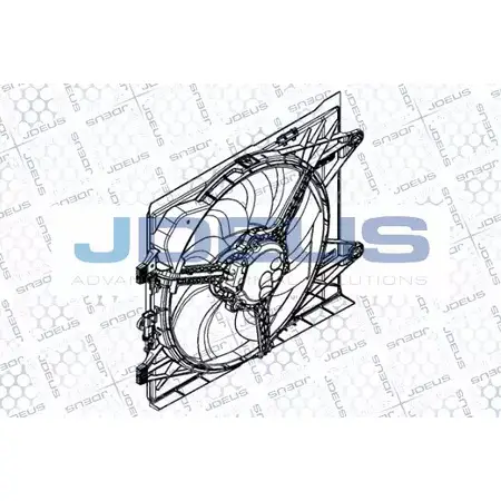 Вентилятор радиатора двигателя JDEUS 2379595 61 AON U6RJ66 EV8C0500