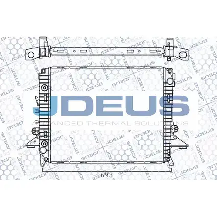 Радиатор охлаждения двигателя JDEUS KY5J9 4QII C 2379612 M-002038A изображение 0