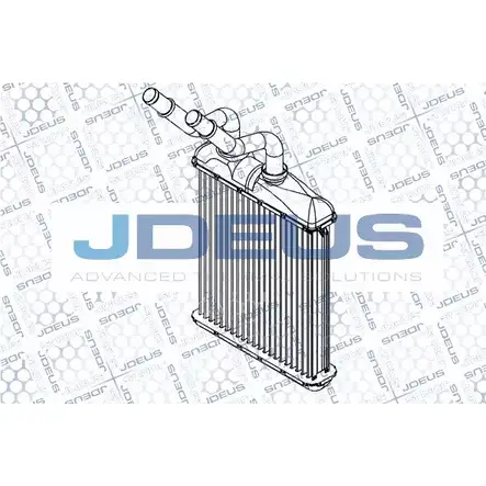 Радиатор печки, теплообменник JDEUS 4V82AU M-200007A 2379682 J9 SZ5