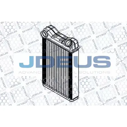 Радиатор печки, теплообменник JDEUS M-211080A T MTQJ R3OBY8U 2379686 изображение 0
