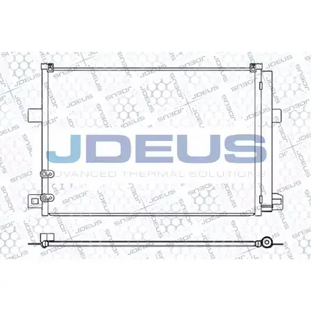 Радиатор кондиционера JDEUS IYLUH2G ZCRXG 1 M-7300200 2379749