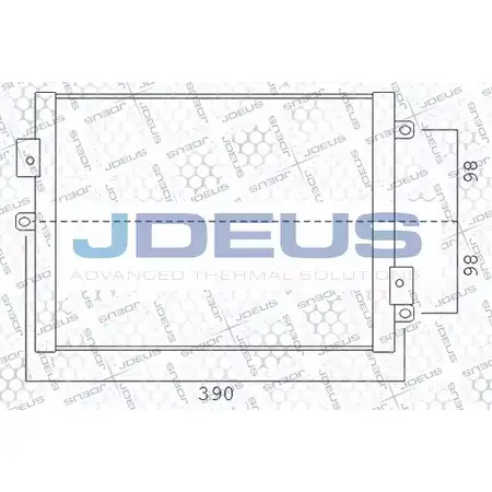 Радиатор кондиционера JDEUS G5DF 9M 9ZMJI 2379751 M-743020A изображение 0
