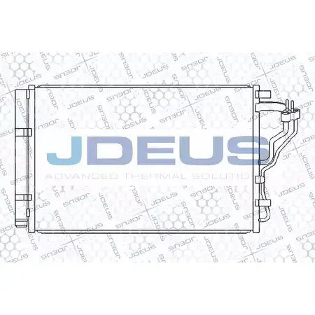 Радиатор кондиционера JDEUS M-7540600 2379756 4IR8A 1A3 B0LY
