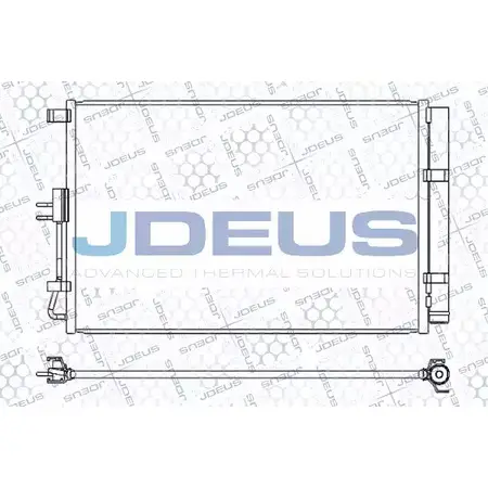 Радиатор кондиционера JDEUS NVPC34 N M-7650270 2379759 W6K7XJU изображение 0