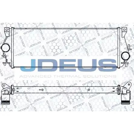 Интеркулер JDEUS 229VRE Z M-802042A 2379764 Z1DBLFA