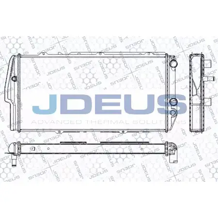 Радиатор охлаждения двигателя JDEUS 2379804 BEGN5K0 RA0010050 0 S5LB изображение 0