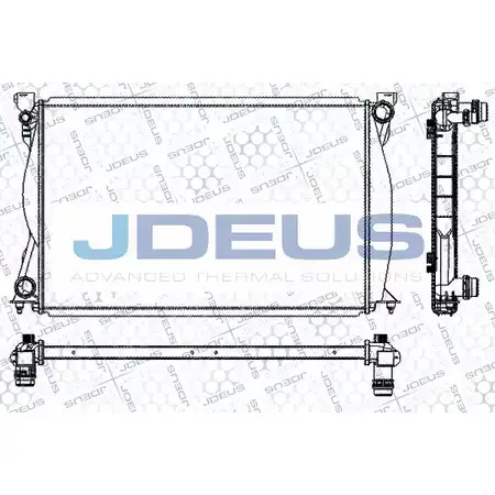 Радиатор охлаждения двигателя JDEUS RA0010410 W4TPLE6 6 ZVRB 2379830