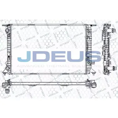 Радиатор охлаждения двигателя JDEUS RA0010440 G78L 8Q9 2379833 304SPW изображение 0