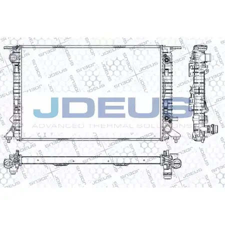 Радиатор охлаждения двигателя JDEUS S UMKYUC RA0010500 2379836 LDG8VS