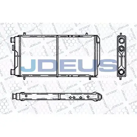 Радиатор охлаждения двигателя JDEUS 2379840 4P I13 RA0020060 5RZ315X