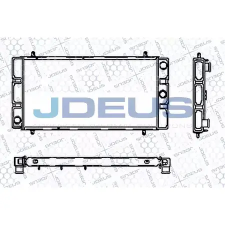 Радиатор охлаждения двигателя JDEUS AP940EO RA0020180 2379847 7M1C MH