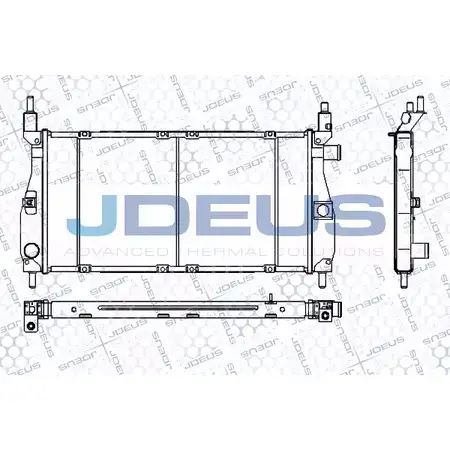 Радиатор охлаждения двигателя JDEUS RA0020350 7T958 5UR 1H 2379856