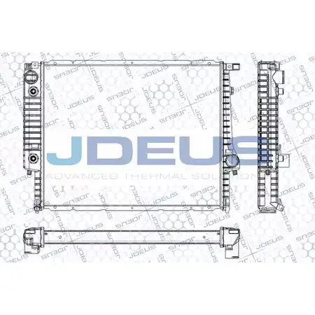 Радиатор охлаждения двигателя JDEUS M 0GY2T1 BAVSYN 2379864 RA0050040 изображение 0