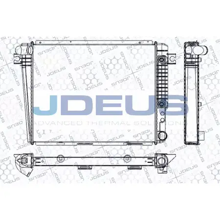 Радиатор охлаждения двигателя JDEUS VNV V7 2379872 RA0050120 XPL38V
