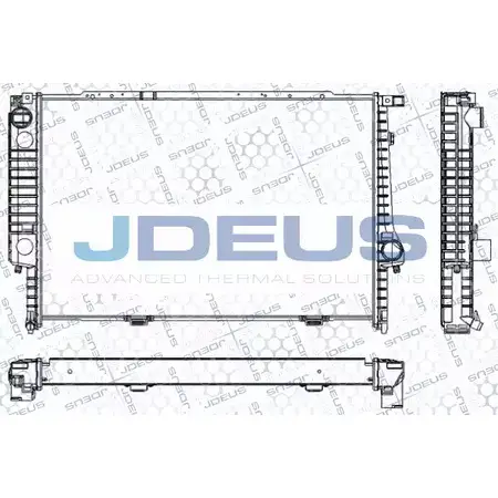 Радиатор охлаждения двигателя JDEUS 5 7C9YY2 2379877 TJMOL RA0050180