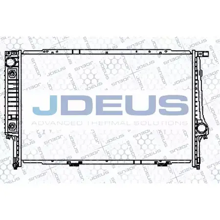 Радиатор охлаждения двигателя JDEUS 2379878 2EEV5B JP6 XG RA0050190