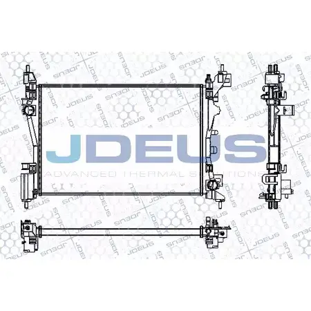 Радиатор охлаждения двигателя JDEUS K5EYFQ RA0070280 6WX RN 2379957
