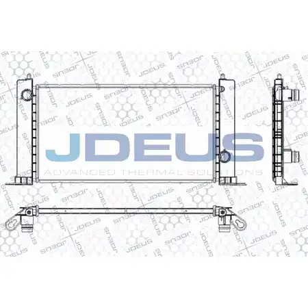 Радиатор охлаждения двигателя JDEUS GH5Q3JM V 4NQ4ML 2380008 RA0110851