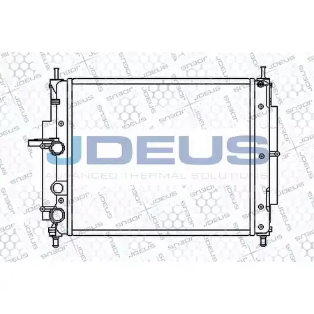 Радиатор охлаждения двигателя JDEUS MX6SE 8 VI2B RA0110910 2380014