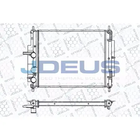 Радиатор охлаждения двигателя JDEUS GU 8C6NJ RA0111110 2380027 19BZ2 изображение 0