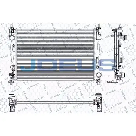 Радиатор охлаждения двигателя JDEUS 2380031 V 31B7D RA0111161 SJ5J7