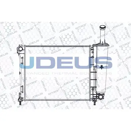 Радиатор охлаждения двигателя JDEUS RA0111240 V6 S7MT 7JIKE 2380037