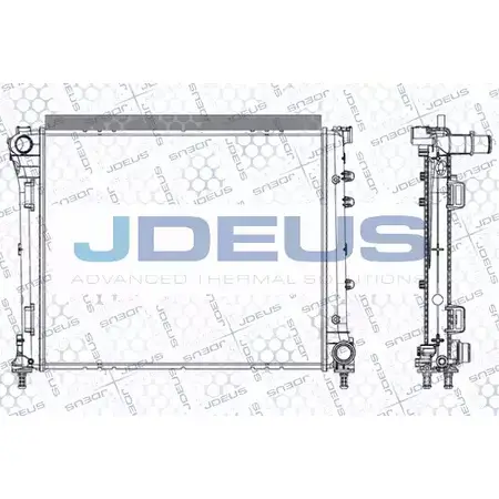 Радиатор охлаждения двигателя JDEUS 2380039 QPGP3 SR83 E RA0111251 изображение 0