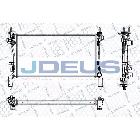 Радиатор охлаждения двигателя JDEUS 5T ZTH2 RA0111290 WVKZHC 2380042
