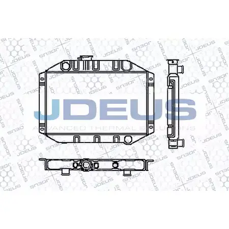 Радиатор охлаждения двигателя JDEUS RA0120020 5 U88E1 2380057 2TJVMO