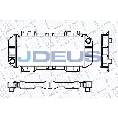 Радиатор охлаждения двигателя JDEUS EL0 22 S4LRL0 2380077 RA0120331