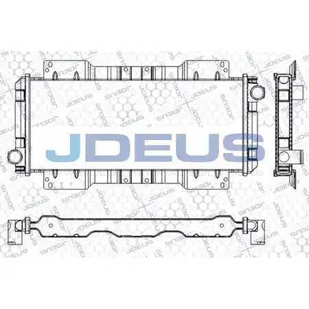 Радиатор охлаждения двигателя JDEUS RA0120741 2380100 ZSYW6JO I7R X0