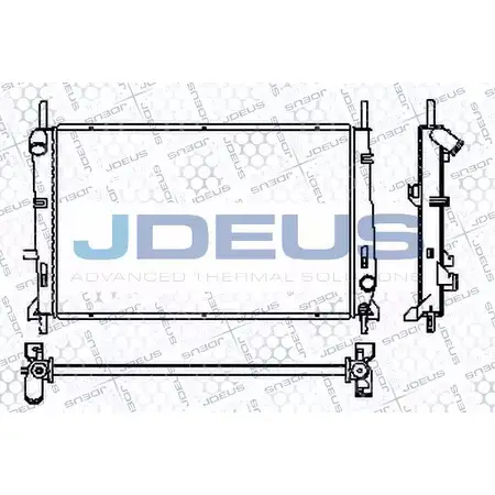 Радиатор охлаждения двигателя JDEUS S4PQ5F 2380101 RA0120750 DJ3RP CV