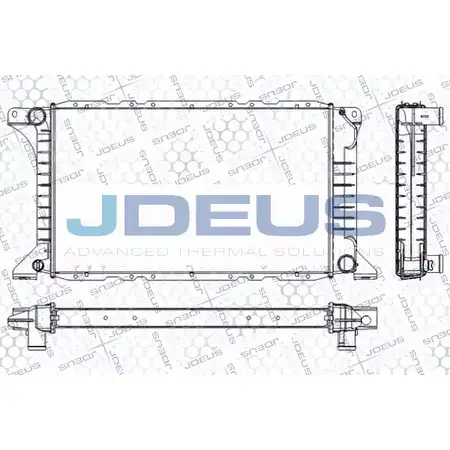 Радиатор охлаждения двигателя JDEUS RA0120770 5H JS8CJ 2380103 1XP6MS