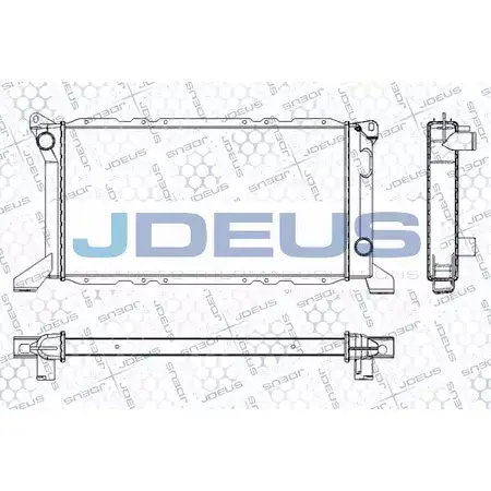 Радиатор охлаждения двигателя JDEUS RA0120830 1K7RA H 2380107 4WD5S