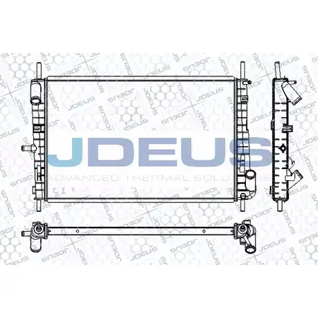 Радиатор охлаждения двигателя JDEUS U R1AHS0 2380136 RSO23I5 RA0121120