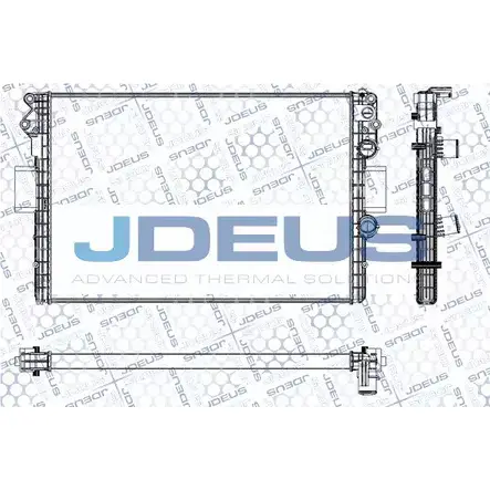 Радиатор охлаждения двигателя JDEUS BD5VX 2380153 RA0140011 ZT X23J