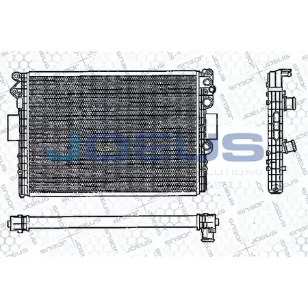 Радиатор охлаждения двигателя JDEUS RA0140020 W RPSK1K 2380154 POUT5R7