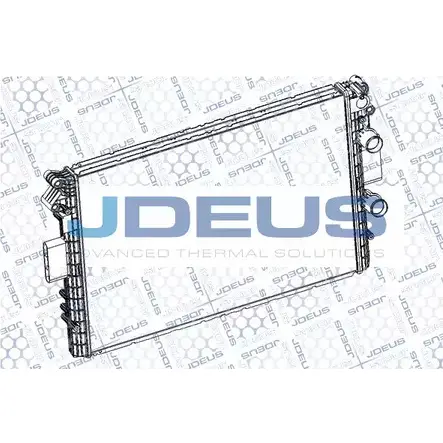 Радиатор охлаждения двигателя JDEUS 2380155 4V69OUQ HQG KU0Q RA0140021