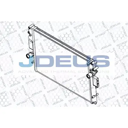 Радиатор охлаждения двигателя JDEUS RA0140061 Z4WJAX 6 SNOJFZ7 2380159