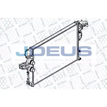 Радиатор охлаждения двигателя JDEUS LQ 432 RA0140100 2380162 05MVQN3