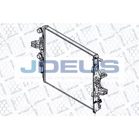 Радиатор охлаждения двигателя JDEUS AOP JJ 4EHC46 2380163 RA0140110