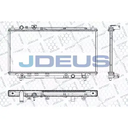 Радиатор охлаждения двигателя JDEUS S0H LKO RA0160151 7EZRZ 2380171