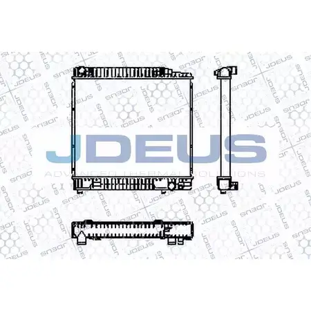 Радиатор охлаждения двигателя JDEUS 2380177 1XYQ MY RA0170060 I7K1V