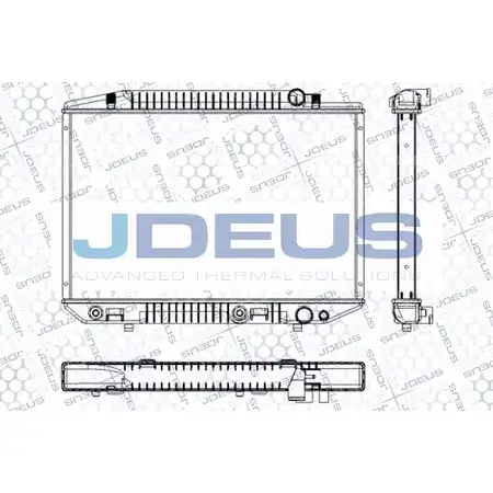 Радиатор охлаждения двигателя JDEUS AESZH3 RA0170100 2380181 7D XEFA9