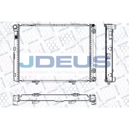 Радиатор охлаждения двигателя JDEUS OKB9RS0 MTUMN UU 2380182 RA0170110