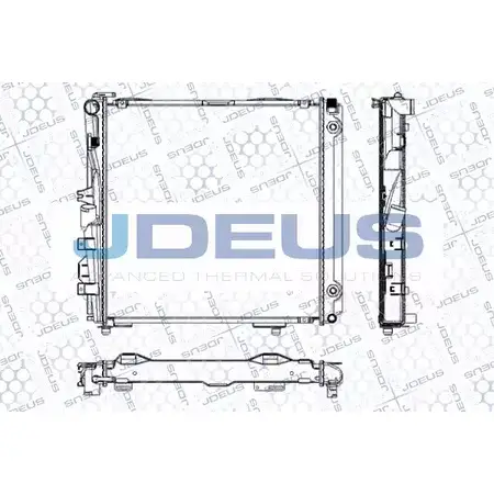Радиатор охлаждения двигателя JDEUS VB7 3J RA0170190 KODXI 2380190
