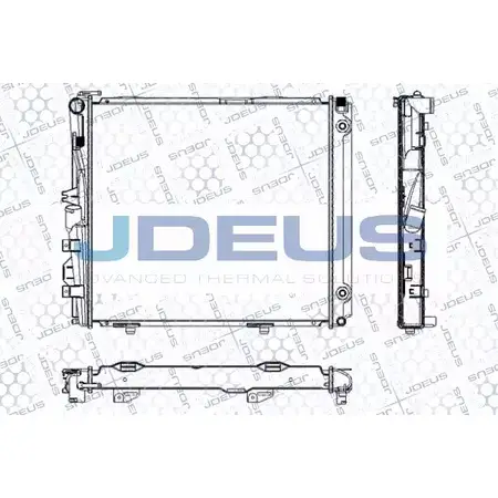 Радиатор охлаждения двигателя JDEUS NNR DX G8OEV RA0170200 2380191