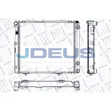 Радиатор охлаждения двигателя JDEUS XQ SOP RA0170290 2380198 64CG25N