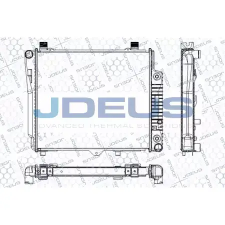 Радиатор охлаждения двигателя JDEUS JK MHD RA0170390 2380206 W7IIU
