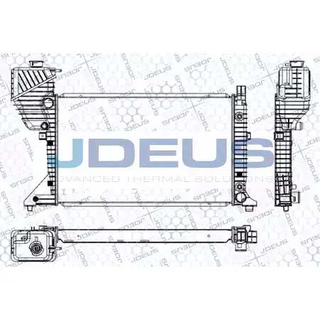 Радиатор охлаждения двигателя JDEUS 2380258 RA0171020 SNPF 05 BCON1V